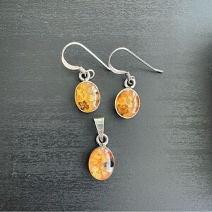 Vintage Sterling Silver Flower Jewelry